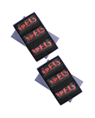 Softy 6’lı Pamuk Penye Erkek Boxer Seti – Premium Kutulu, Nefes Alan, Likralı Siyah