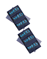 Softy 6’lı Erkek Pamuk Boxer Seti Lacivert – Yumuşak Dokulu Pamuk Nefes Alan Kumaş